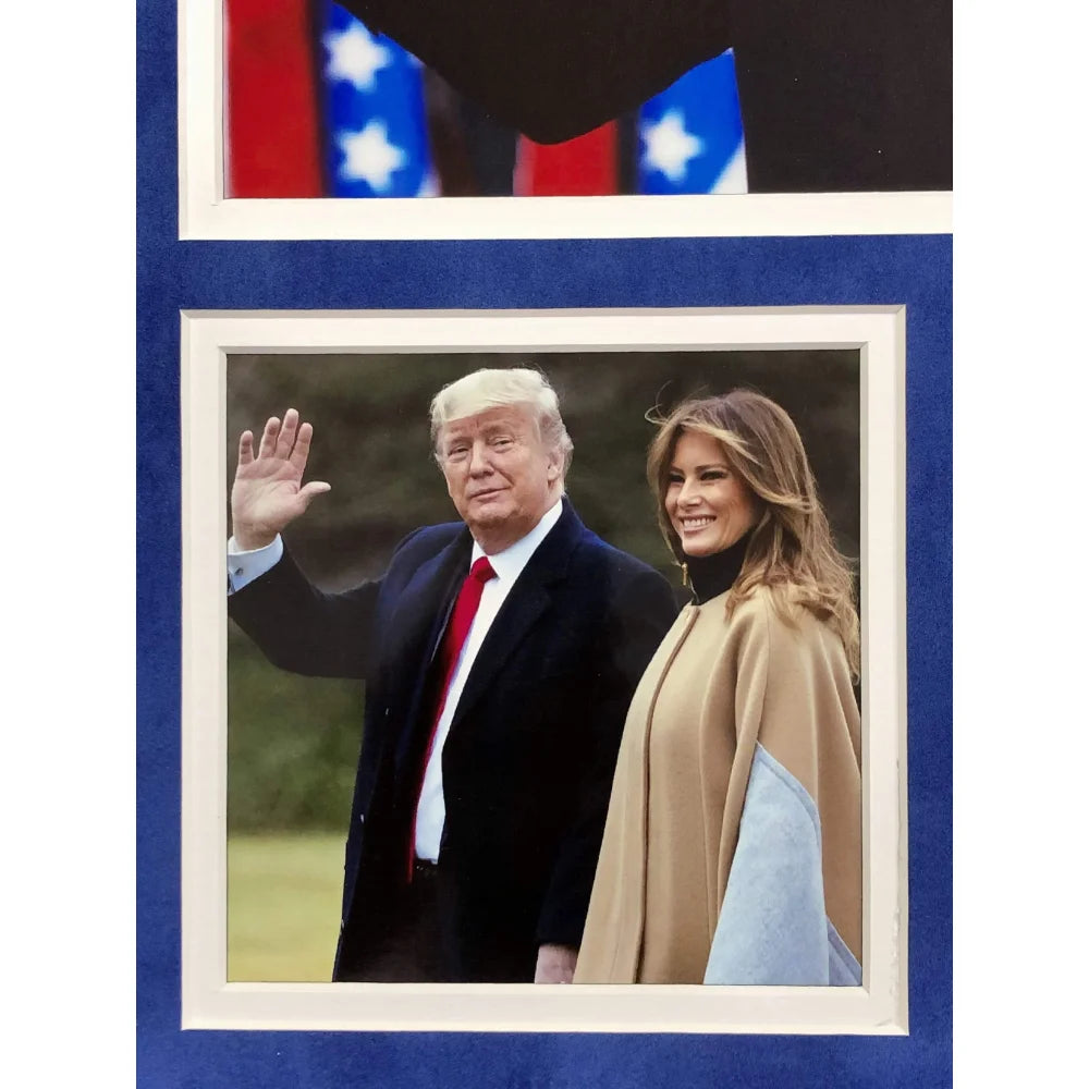 President Donald Trump Museum Framed Photo Seal Collage Republican Maga America